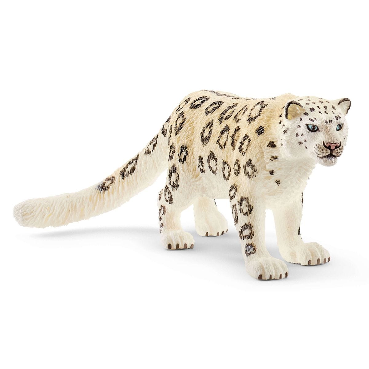 leopardo blanco de las nieves