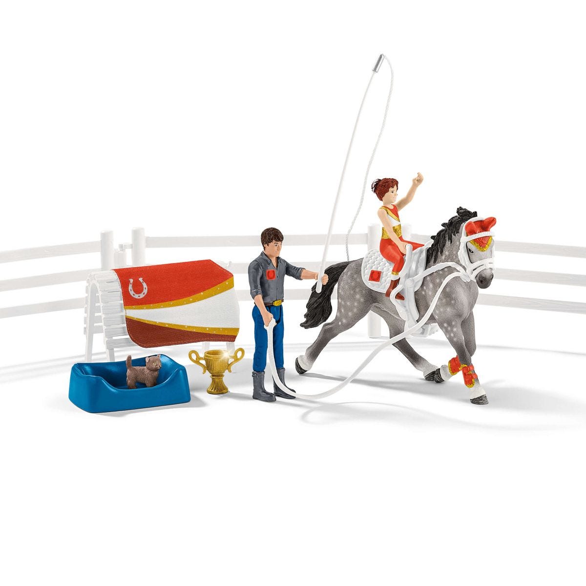 Schleich Mia et ensemble pour voltige - Schleich Club d'équitation Schleich Mia et ensemble pour voltige - Schleich Club d'équitation