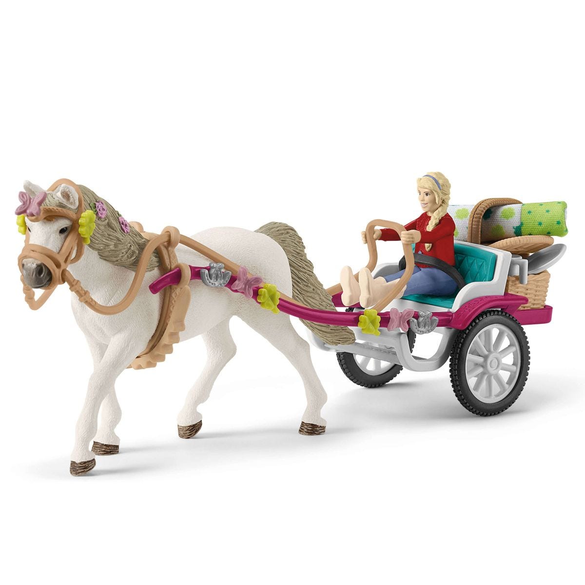 Coche de caballos para el espectáculo ecuestre