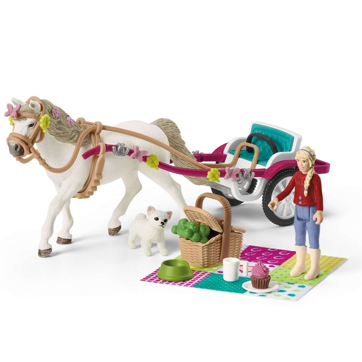 Coche de caballos para el espectáculo ecuestre
