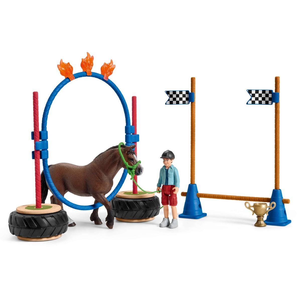 Competición Agility para ponis