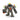 Gran robot con minicriatura