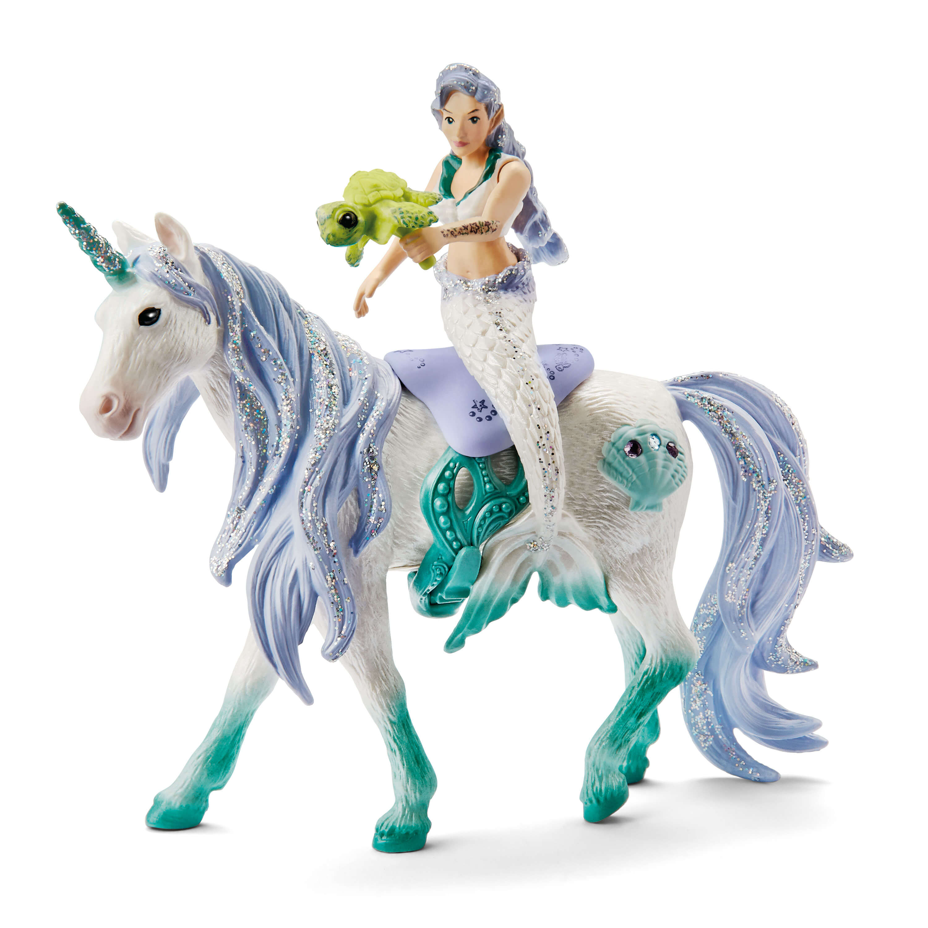 Sirena en unicornio marino