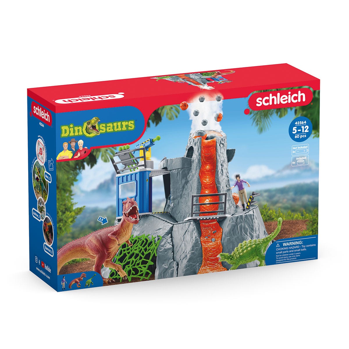 Gran Expedición al Volcán 42564 DINOSAURS | schleich