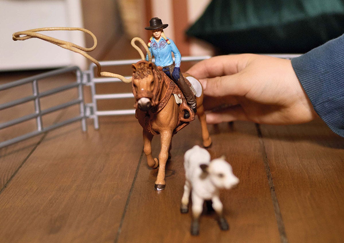 Cowgirl Team Roping Fun 42577 FARM WORLD schleich