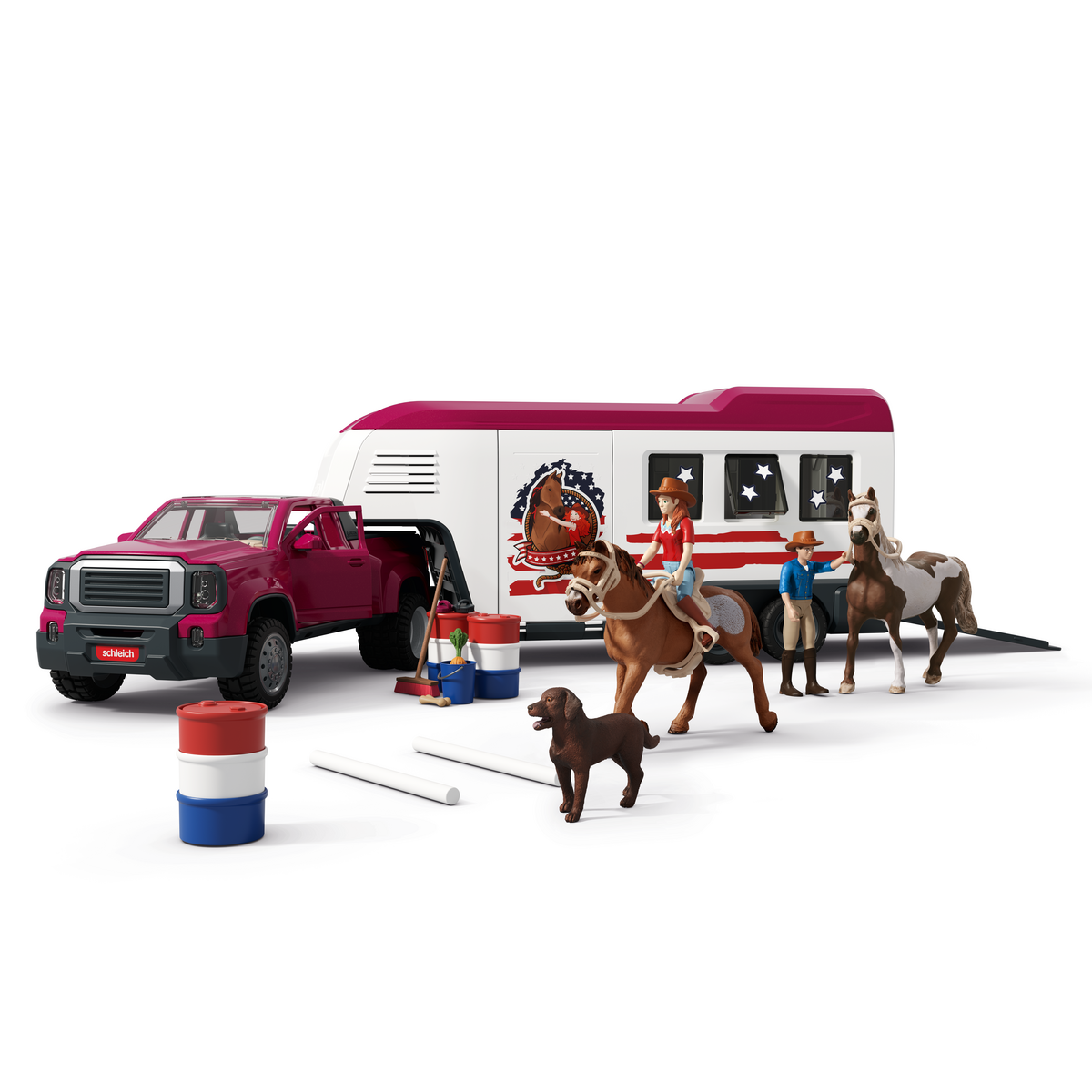 Camioneta Lakeside con remolque