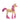 Unicornio coleccionable Rosabel
