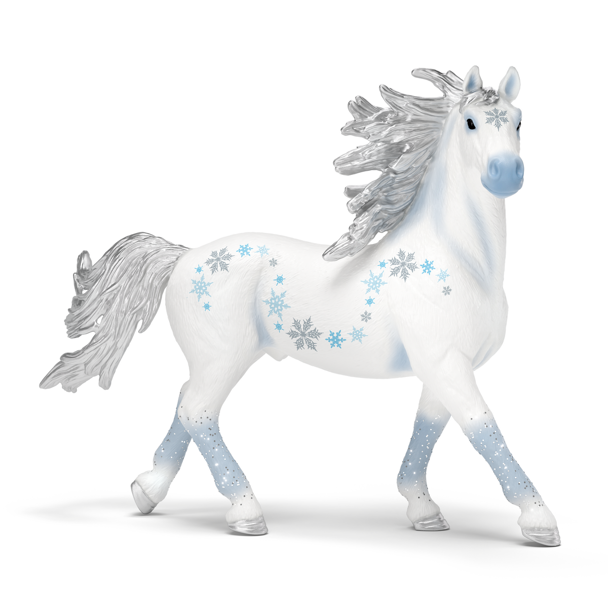 Caballo navideño helado