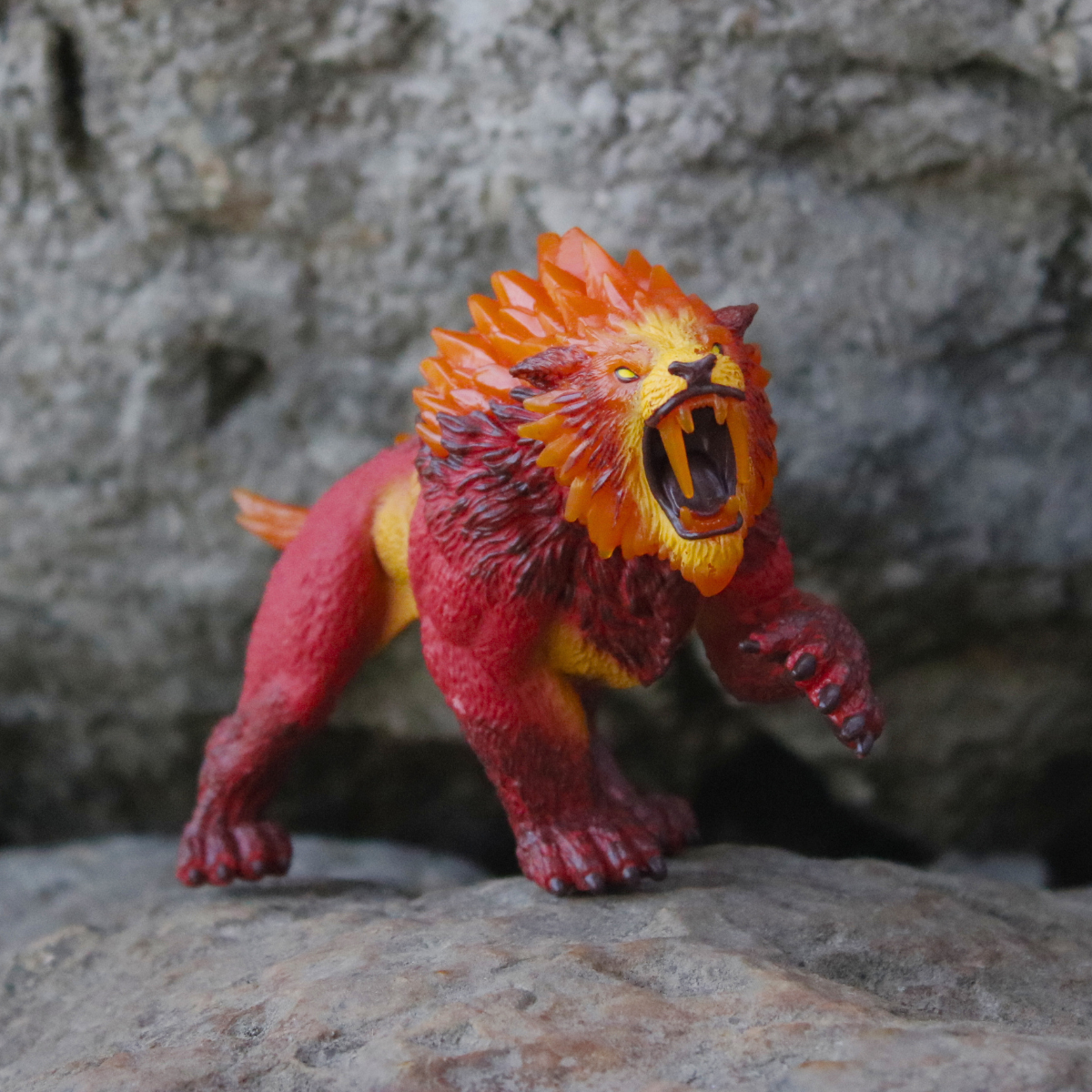 Tigre dientes de sable de lava