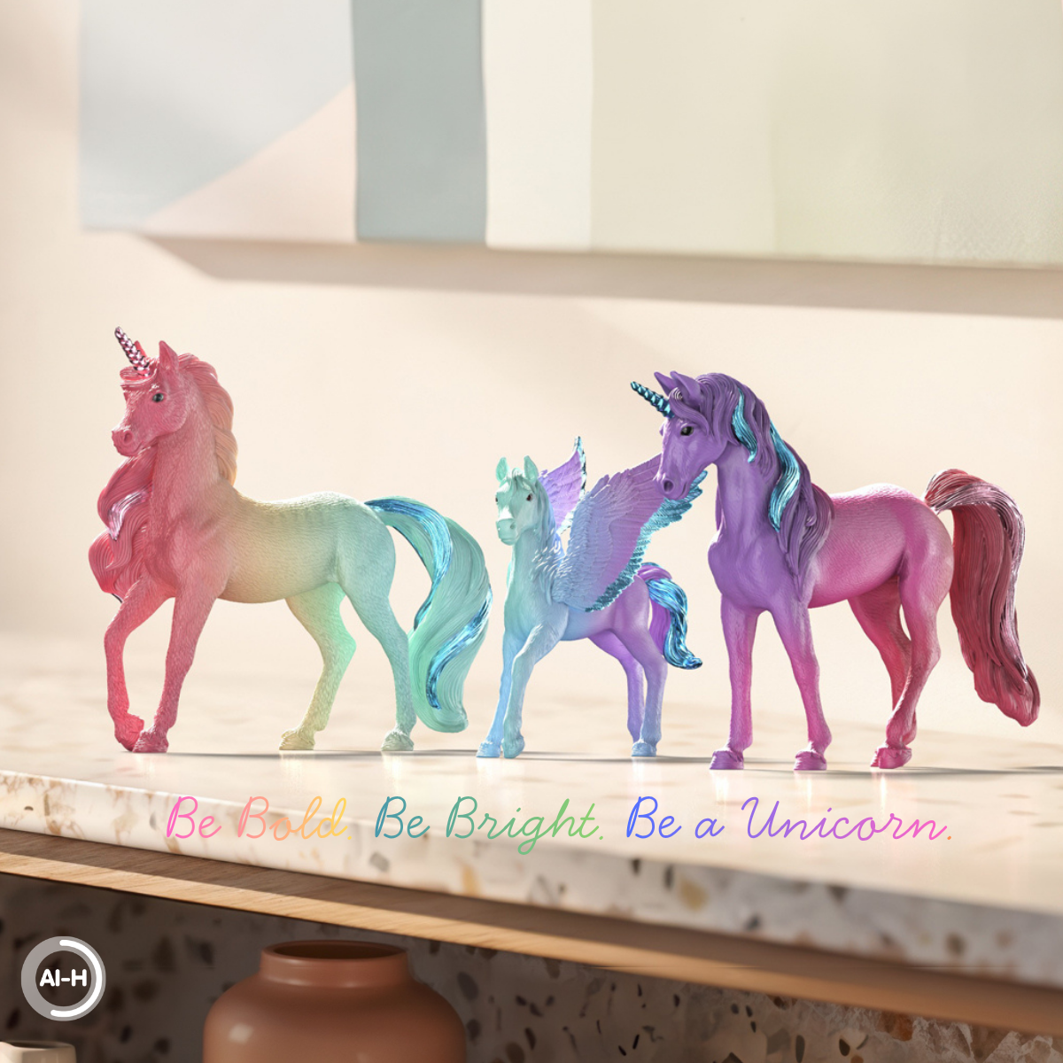 Rainbow Unicorns Set